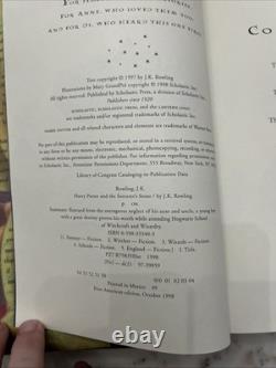 Ensemble complet de livres reliés Harry Potter 1-7 1ère édition américaine + L'Enfant Maudit