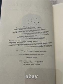 Ensemble complet de livres reliés Harry Potter 1-7 1ère édition américaine + L'Enfant Maudit