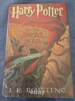 Ensemble complet de livres reliés Harry Potter 1-7 1ère édition erreurs J. K. Rowling