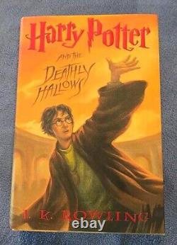 Ensemble complet de livres reliés Harry Potter 1-7 1ère édition erreurs J. K. Rowling