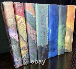 Ensemble complet de livres reliés Harry Potter 1-7 Collection complète, 1ère édition.