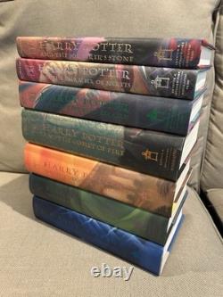 Ensemble complet de livres reliés Harry Potter 1-7 Édition américaine J. K. Rowling