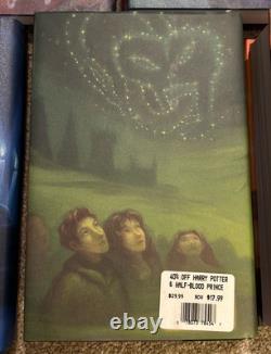 Ensemble complet de livres reliés Harry Potter 1-7 J K Rowling avec jaquettes 1ère édition