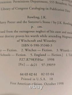 Ensemble complet de livres reliés Harry Potter 1-7 L'Enfant Maudit - 1ère édition américaine