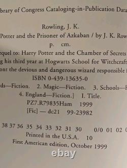 Ensemble complet de livres reliés Harry Potter 1-7 L'Enfant Maudit - 1ère édition américaine