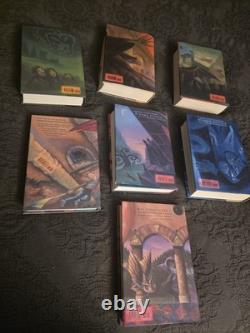Ensemble complet de livres reliés Harry Potter 1-7 Première édition (J. K. Rowling)