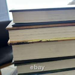 Ensemble complet de livres reliés Harry Potter 1-7 Première édition américaine Rowling VG