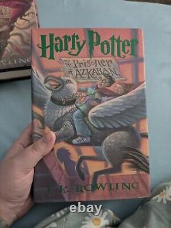 Ensemble complet de livres reliés Harry Potter 1-7, premières éditions, jamais lus en réalité