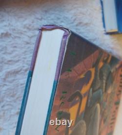 Ensemble complet de livres reliés Harry Potter 10 volumes première édition avec jaquettes