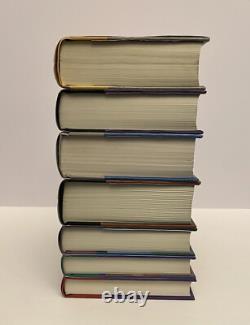 Ensemble complet de livres reliés Harry Potter 1ère édition américaine livres 1-7 J. K. Rowling
