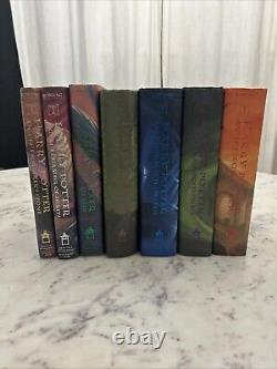 Ensemble complet de livres reliés Harry Potter Première édition américaine 1-7 JK Rowling