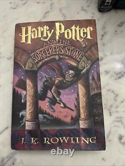 Ensemble complet de livres reliés Harry Potter Première édition américaine 1-7 JK Rowling