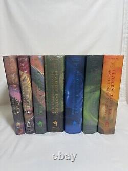 Ensemble complet de livres reliés Harry Potter Première édition américaine 1 à 7 JK Rowling