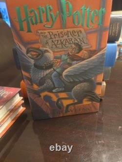 Ensemble complet de livres reliés Harry Potter avec jaquettes 1-7 1ère édition américaine