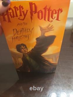 Ensemble complet de livres reliés Harry Potter avec jaquettes 1-7 1ère édition américaine