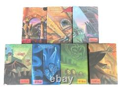 Ensemble complet de livres reliés de Harry Potter 1-7 J. K. Rowling 1ères éditions américaines