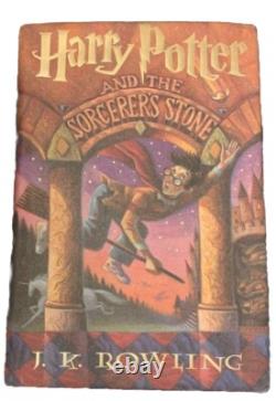 Ensemble complet de livres reliés de Harry Potter 1-7 J. K. Rowling 1ères éditions américaines