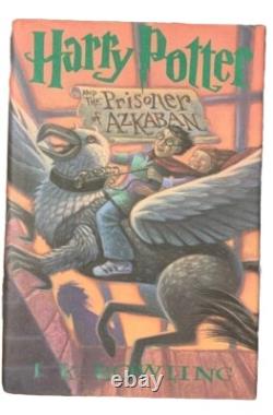 Ensemble complet de livres reliés de Harry Potter 1-7 J. K. Rowling 1ères éditions américaines