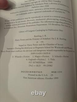 Ensemble complet de livres reliés de Harry Potter 1-7 J. K. Rowling 1ères éditions américaines
