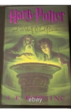 Ensemble complet de livres reliés de Harry Potter 1-7 J. K. Rowling 1ères éditions américaines