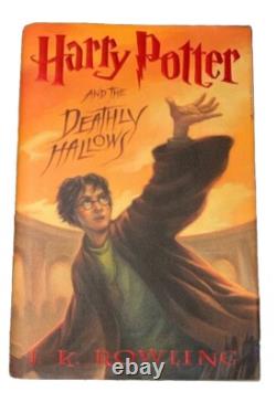 Ensemble complet de livres reliés de Harry Potter 1-7 J. K. Rowling 1ères éditions américaines