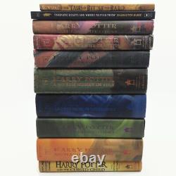 Ensemble complet des livres HARRY POTTER en reliure rigide, 1-7, Enfant maudit, Beedle le Barde, Animaux fantastiques