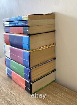 Ensemble complet des livres Harry Potter 1-7 Bloomsbury (4x couverture rigide 3x livre de poche) 1ère édition