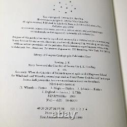 Ensemble complet des livres Harry Potter 1-7 en couverture rigide, édition imprimée en première édition américaine de luxe.