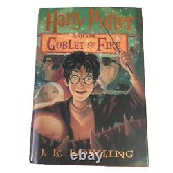 Ensemble complet des livres Harry Potter 1-7 en couverture rigide, édition imprimée en première édition américaine de luxe.