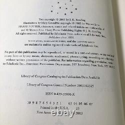 Ensemble complet des livres Harry Potter 1-7 en couverture rigide, édition imprimée en première édition américaine de luxe.