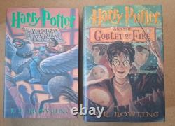 Ensemble complet des livres Harry Potter en édition reliée américaine, tomes 1 à 7 HC