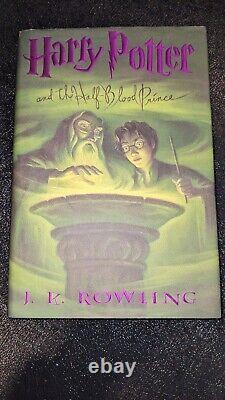 Ensemble complet des livres Harry Potter en reliure rigide, années 1 à 7, première édition américaine.