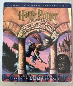 Ensemble complet des livres audio Harry Potter sur CD séries 1-7 Rowling Jim Dale tous