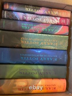 Ensemble complet des premières éditions américaines de Harry Potter par J. K. Rowling