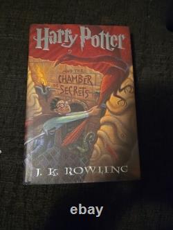 Ensemble complet des premières éditions en version reliée Scholastic de Harry Potter