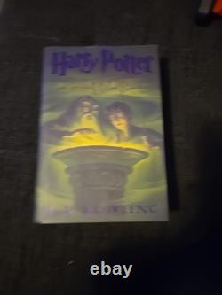 Ensemble complet des premières éditions en version reliée Scholastic de Harry Potter