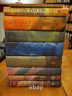 Ensemble complet en couverture rigide Harry Potter 1ère édition Livres 1-7 + Enfant Maudit + plus