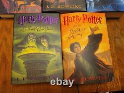 Ensemble complet en couverture rigide Harry Potter 1ère édition Livres 1-7 + Enfant Maudit + plus