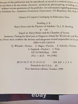 Ensemble complet en couverture rigide de Harry Potter Livres 1 à 7 Première édition américaine (1-6) G-VG