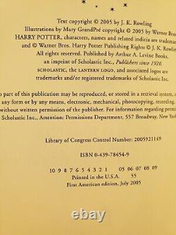 Ensemble complet en couverture rigide de Harry Potter Livres 1 à 7 Première édition américaine (1-6) G-VG