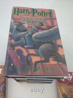 Ensemble complet en couverture rigide de Harry Potter, livres 1-7, première édition (J. K. Rowling)