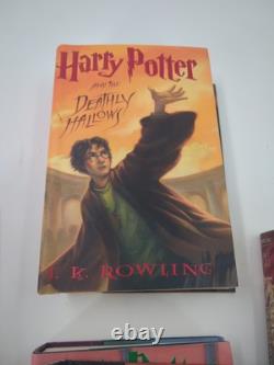 Ensemble complet en couverture rigide de Harry Potter, livres 1-7, première édition (J. K. Rowling)