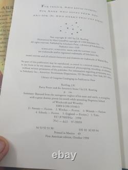 Ensemble complet en couverture rigide de Harry Potter, livres 1-7, première édition (J. K. Rowling)