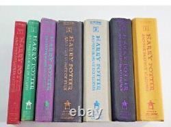Ensemble complet en couverture rigide des livres Harry Potter 1-7 de J. K. Rowling Scholastic