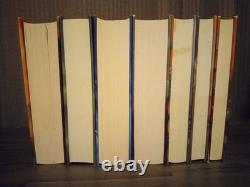 Ensemble complet en couverture rigide des livres Harry Potter n° 1-7 par J.K. Rowling 1ère édition américaine