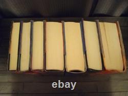 Ensemble complet en couverture rigide des livres Harry Potter n° 1-7 par J.K. Rowling 1ère édition américaine