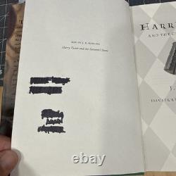 Ensemble complet en reliure rigide Harry Potter 1-7, premières éditions américaines avec jaquettes