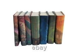 Ensemble complet en reliure rigide de Harry Potter J.K. Rowling, livres 1-7, première édition américaine