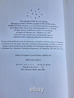 Ensemble complet, livres Harry Potter 1-7, 6/7 premières éditions, 3/7 PREMIÈRES IMPRESSIONS