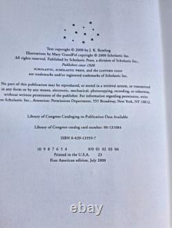 Ensemble complet, livres Harry Potter 1-7, 6/7 premières éditions, 3/7 PREMIÈRES IMPRESSIONS